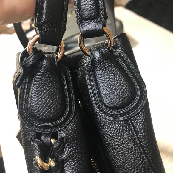 Coach Black Shoulder Bag with Gold Accents - Picture 11 of 13